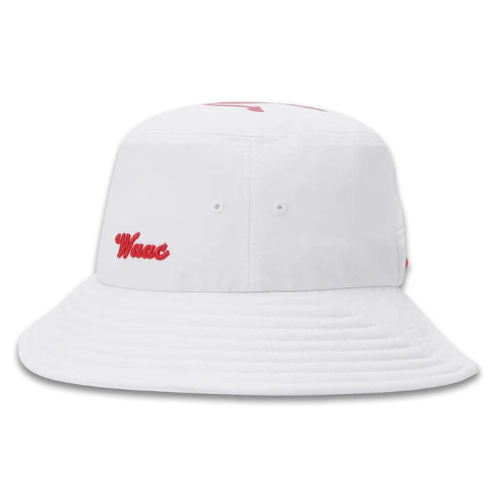 WAAC WAACKY Open Back Golf Bucket Hat White - FW25 Women