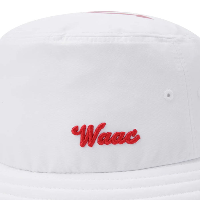 WAAC WAACKY Open Back Golf Bucket Hat White - FW25 Women