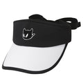 WAAC Waacky Ribbon Sun Golf Visor Black - 23 Women