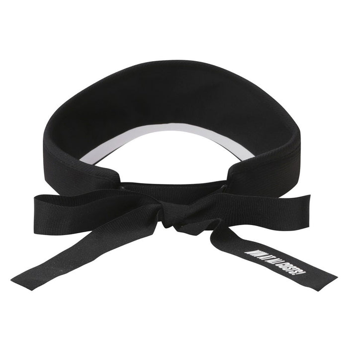 WAAC Waacky Ribbon Sun Golf Visor Black - 23 Women