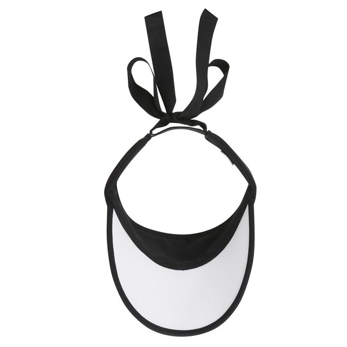 WAAC Waacky Ribbon Sun Golf Visor Black - 23 Women