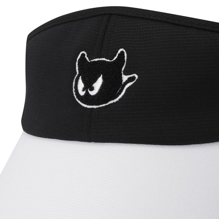 WAAC Waacky Ribbon Sun Golf Visor Black - 23 Women