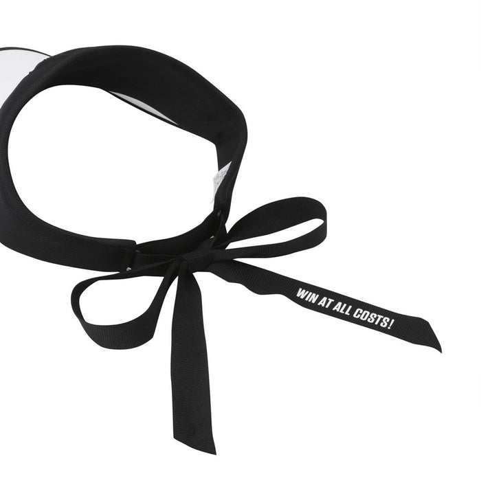 WAAC Waacky Ribbon Sun Golf Visor Black - 23 Women