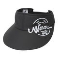 WAAC Wide Golf Visor Black - 24 Women