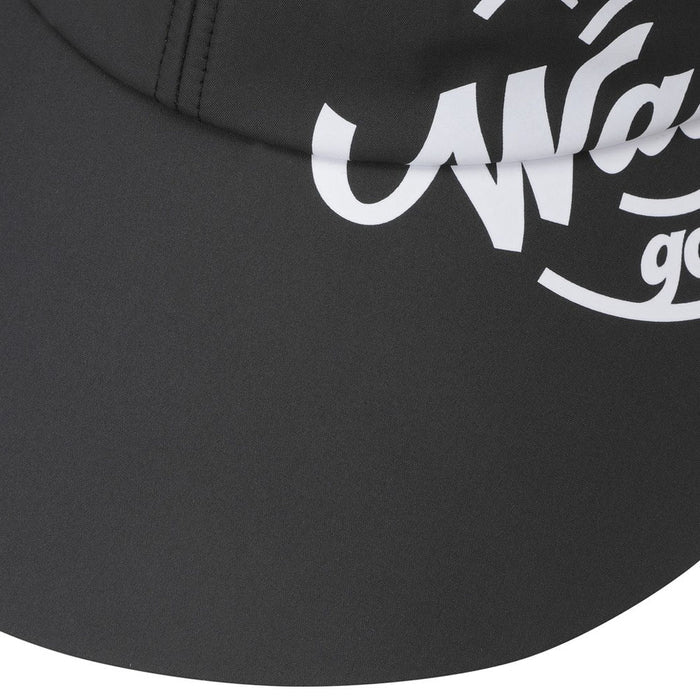 WAAC Wide Golf Visor Black - 24 Women