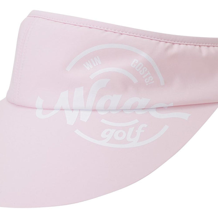 WAAC Wide Golf Visor Light Pink - 24 Women