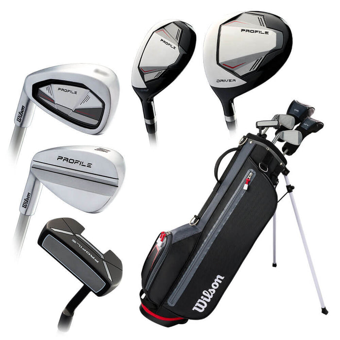 Left / 5 Clubs + 1 Carry Bag / Large